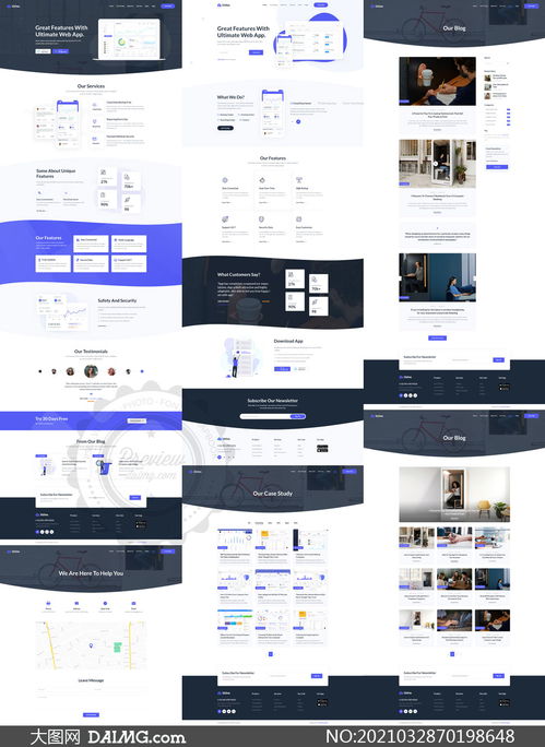 淄博軟件定制開發(fā) 打造專業(yè)高效的主題網(wǎng)站頁面設(shè)計(jì)模板素材庫